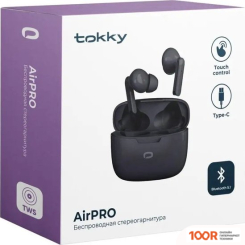 Наушники Tokky AIRPRO (ЧЕРНЫЙ) (189476)
