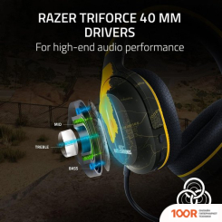 Наушники Razer BARRACUDA X PUBG: BATTLEGROUNDS EDITION (ЧЕРНЫЙ/ЖЕЛТЫЙ) (188312)