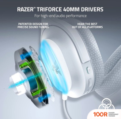 Наушники Razer BARRACUDA X 2022 (БЕЛЫЙ) (188306)