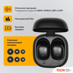 Наушники Radiotehnika IMPULSE T3 (ЧЕРНЫЙ) (188294)