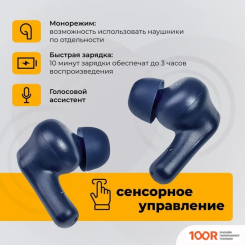 Наушники Radiotehnika IMPULSE T1 (СИНИЙ) (188289)