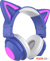 Наушники QUMO PARTY CAT MINI (ФИОЛЕТОВЫЙ) (188271)
