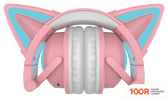 Наушники QUMO PARTY CAT MINI (РОЗОВЫЙ) (188270)