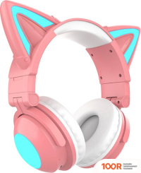 Наушники QUMO PARTY CAT MINI (РОЗОВЫЙ) (188270)
