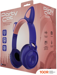Наушники QUMO PARTY CAT (ФИОЛЕТОВЫЙ) (188269)