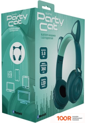Наушники QUMO PARTY CAT (БИРЮЗОВЫЙ) (188268)