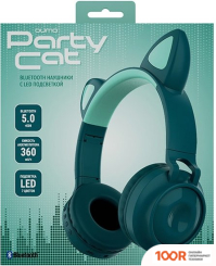 Наушники QUMO PARTY CAT (БИРЮЗОВЫЙ) (188268)