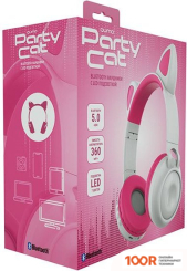 Наушники QUMO PARTY CAT (БЕЛЫЙ/РОЗОВЫЙ) (188267)