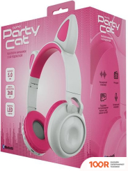 Наушники QUMO PARTY CAT (БЕЛЫЙ/РОЗОВЫЙ) (188267)