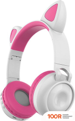 Наушники QUMO PARTY CAT (БЕЛЫЙ/РОЗОВЫЙ) (188267)