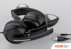 Наушники QUMO GAME CAT (ЧЕРНЫЙ) (188258)