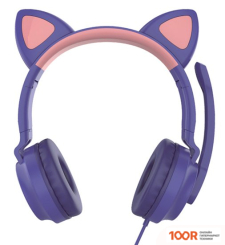 Наушники QUMO GAME CAT (ФИОЛЕТОВЫЙ) (188257)