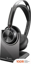 Наушники Plantronics VOYAGER FOCUS 2 MS USB-C (С ЗАРЯДНОЙ БАЗОЙ) (188222)