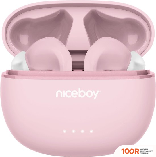 Наушники Niceboy HIVE PINS 3 (РОЗОВЫЙ) (187584)