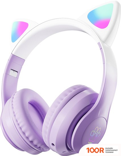 Наушники Miru CAT EP-W10 (СИРЕНЕВЫЙ) (187450)