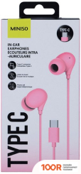 Наушники Miniso W10107 (РОЗОВЫЙ) (187425)