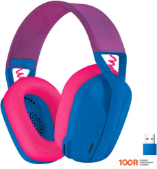 Наушники Logitech G435 LIGHTSPEED (СИНИЙ/МАЛИНОВЫЙ) (186966)