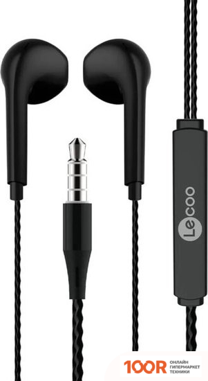 Наушники Lecoo EH104 (ЧЕРНЫЙ) (186817)