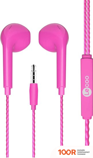 Наушники Lecoo EH104 (РОЗОВЫЙ) (186815)