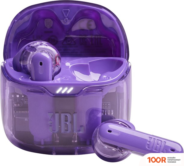 Наушники JBL TUNE FLEX GHOST (ФИОЛЕТОВЫЙ) (186576)