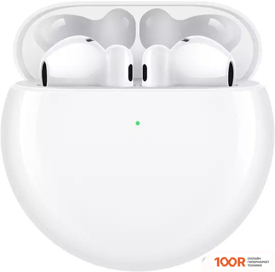 Наушники Huawei FREEBUDS 4 (КЕРАМИЧЕСКИЙ БЕЛЫЙ, МЕЖДУНАРОДНАЯ ВЕРСИЯ) (185864)