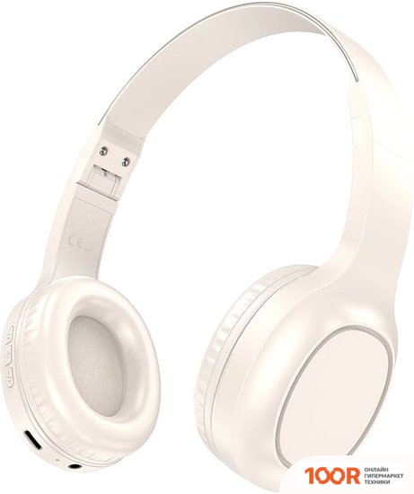 Наушники Hoco W46 (МОЛОЧНЫЙ) (185716)