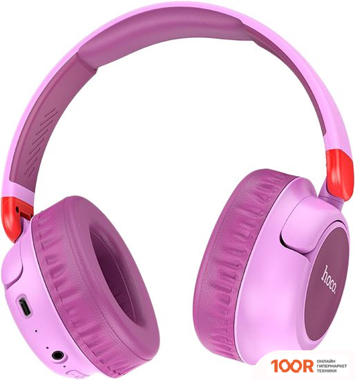Наушники Hoco W43 (РОЗОВЫЙ) (185710)