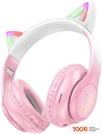 Наушники Hoco W42 (РОЗОВЫЙ) (185707)