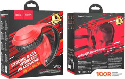 Наушники Hoco W30 (КРАСНЫЙ/ЧЕРНЫЙ) (185663)