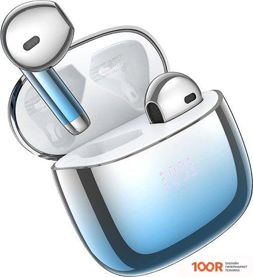 Наушники Hoco EW62 (СЕРЕБРИСТЫЙ/ГОЛУБОЙ) (185398)