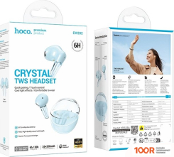 Наушники Hoco EW202 (ГОЛУБОЙ) (185304)