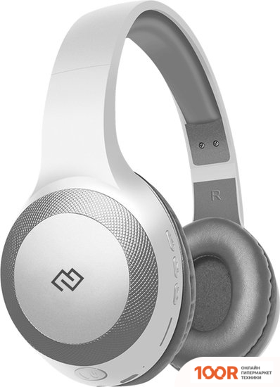Наушники Digma BT-15 (БЕЛЫЙ/СЕРЫЙ) (184034)