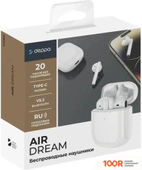Наушники Deppa AIR DREAM (БЕЛЫЙ) (184001)