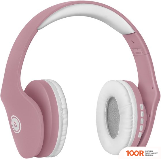 Наушники Defender FREEMOTION B525 (РОЗОВЫЙ/БЕЛЫЙ) (183876)