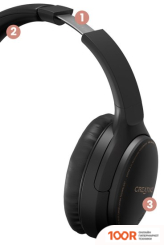 Наушники Creative ZEN HYBRID (ЧЕРНЫЙ) (183808)