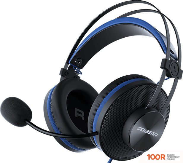 Наушники Cougar IMMERSA ESSENTIAL (ЧЕРНЫЙ/СИНИЙ) (183757)