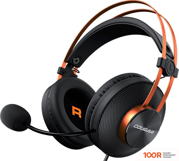 Наушники Cougar IMMERSA ESSENTIAL (ЧЕРНЫЙ/ОРАНЖЕВЫЙ) (183756)