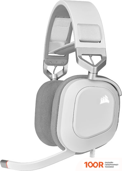 Наушники Corsair HS80 RGB USB (БЕЛЫЙ) (183729)