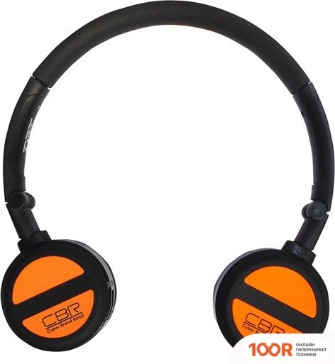 Наушники CBR CHP 633 BT (ЧЕРНЫЙ/ОРАНЖЕВЫЙ) (183666)