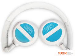 Наушники CBR CHP 633 BT (БЕЛЫЙ/ГОЛУБОЙ) (183665)