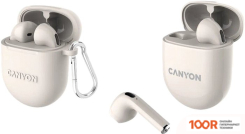 Наушники Canyon TWS-6 (БЕЖЕВЫЙ) (183657)