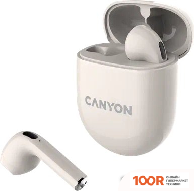 Наушники Canyon TWS-6 (БЕЖЕВЫЙ) (183657)