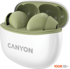 Наушники Canyon TWS-5 (ОЛИВКОВЫЙ) (183654)