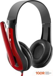 Наушники Canyon HSC-1 (ЧЕРНЫЙ/КРАСНЫЙ) (183637)