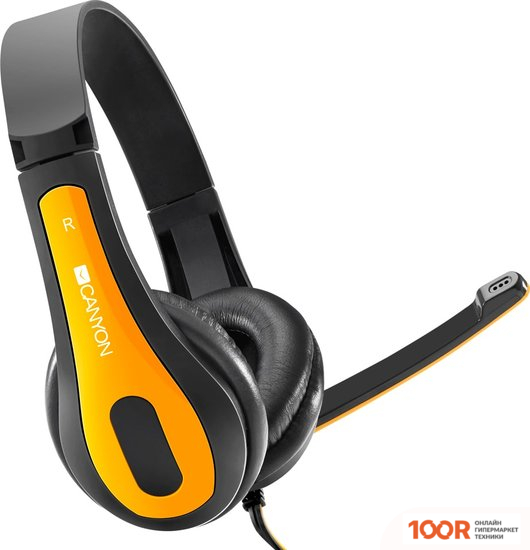 Наушники Canyon HSC-1 (ЧЕРНЫЙ/ЖЕЛТЫЙ) (183636)