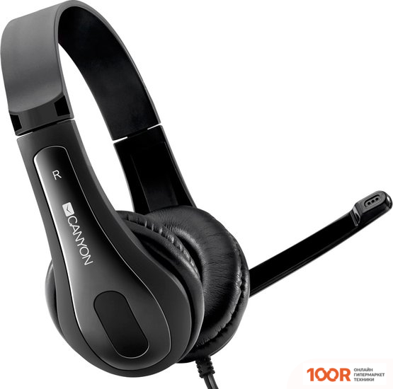 Наушники Canyon HSC-1 (ЧЕРНЫЙ) (183635)