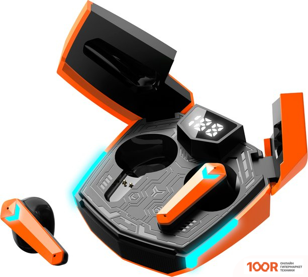 Наушники Canyon DOUBLEBEE GTWS-2 (ЧЕРНЫЙ/ОРАНЖЕВЫЙ) (183630)