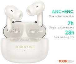 Наушники Borofone FQ1 PLUS (МОЛОЧНЫЙ) (183494)