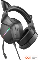 Наушники Borofone ELF CAT BO106 (ЧЕРНЫЙ/ЗЕЛЕНЫЙ) (183488)