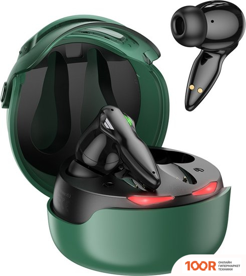 Наушники Borofone BW57 (ЧЕРНЫЙ/ЗЕЛЕНЫЙ) (183465)